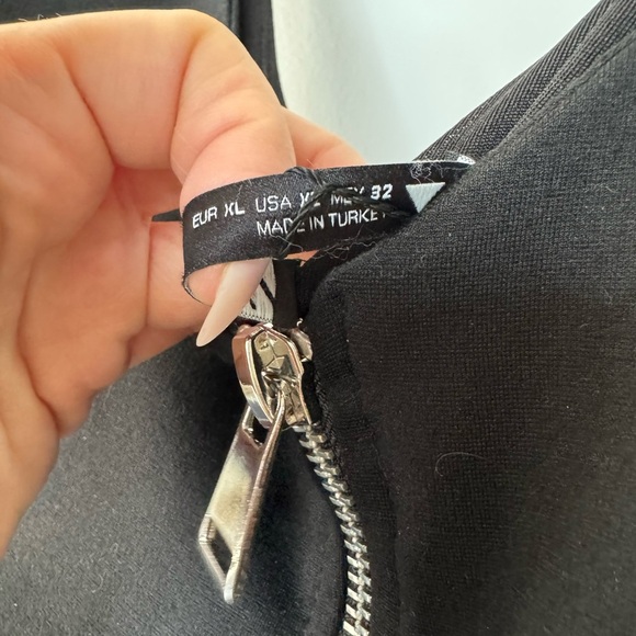 Zara Black Dress with Zipper Accent *NWT* XL - Picture 7 of 17